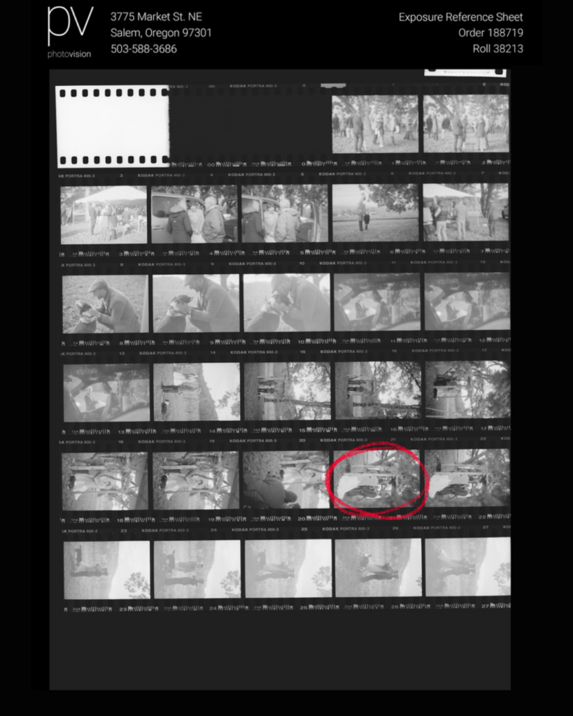 film exposure reference sheets