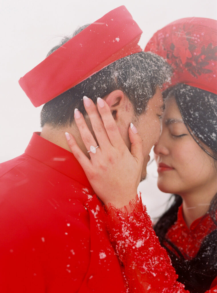 oregon shooting film in the snow