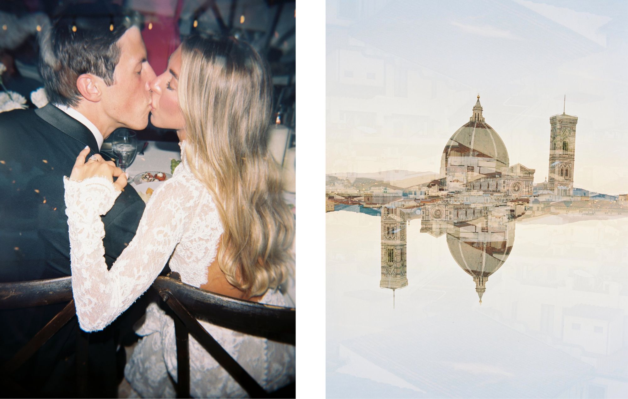 double exposure holga wedding photography