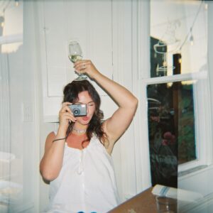holga film photography at Yours Truly restaurant in portland oregon